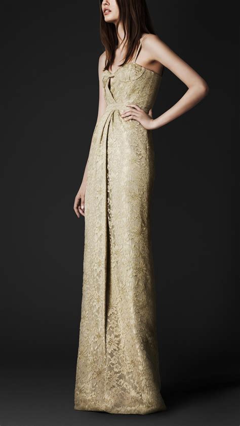 floor-length bustier dress burberry|Burberry.